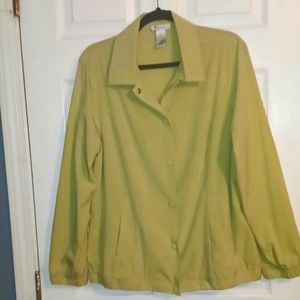 DDLifestyle Women's Lime Green Light weight Jacket Size L